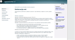 Desktop Screenshot of deklaracije.net